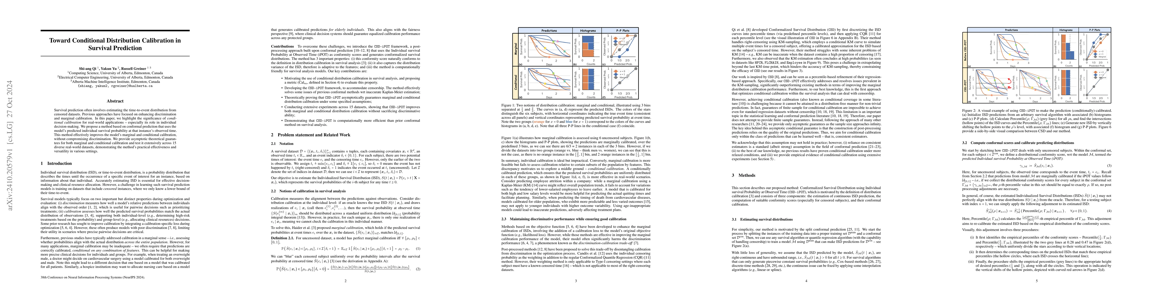 Thumbnail for Toward Conditional Distribution Calibration in Survival Prediction