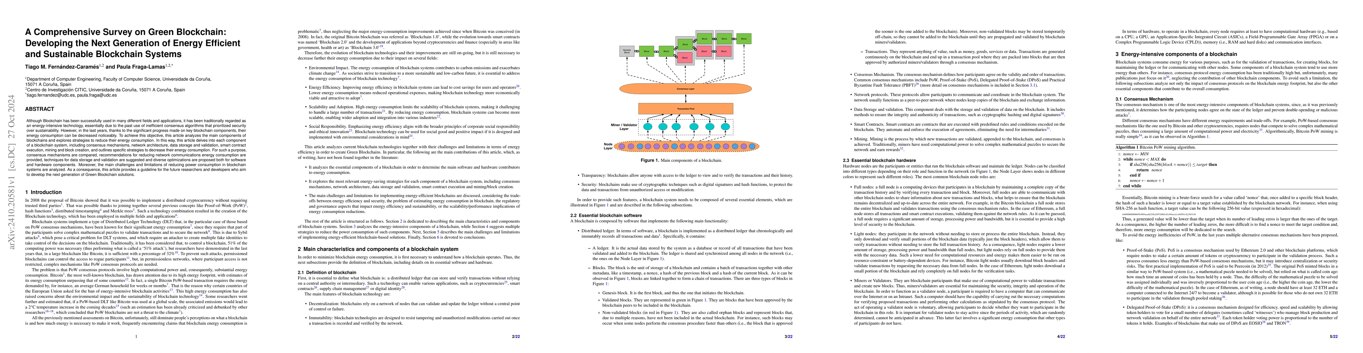 Thumbnail for A Comprehensive Survey on Green Blockchain: Developing the Next
  Generation of Energy Efficient and Sustainable Blockchain Systems