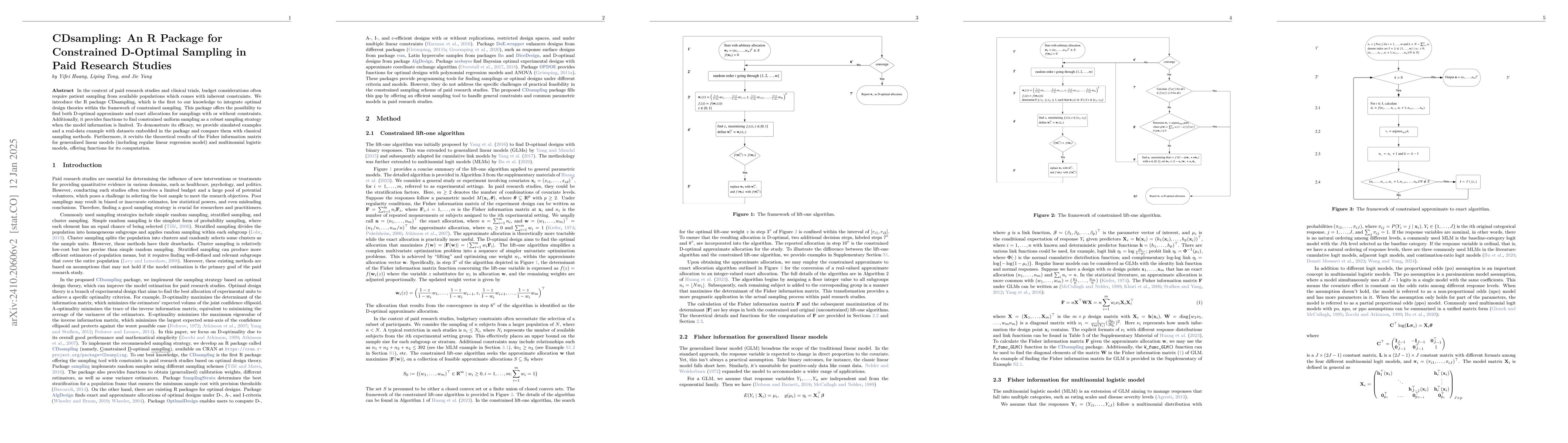 Thumbnail for CDsampling: an R Package for Constrained D-optimal Sampling in Paid
  Research Study