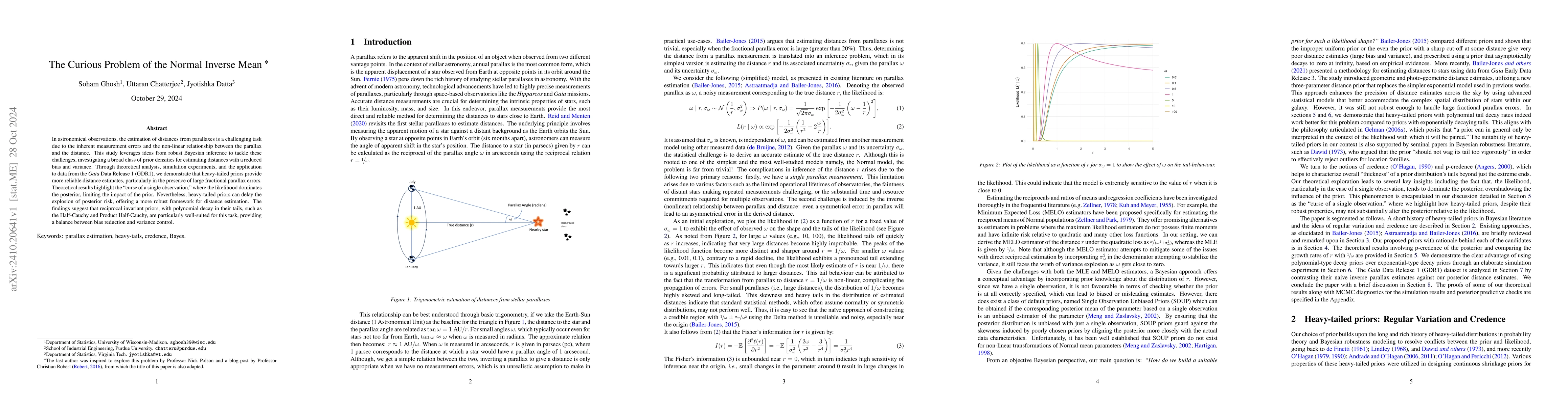 Thumbnail for The Curious Problem of the Normal Inverse Mean