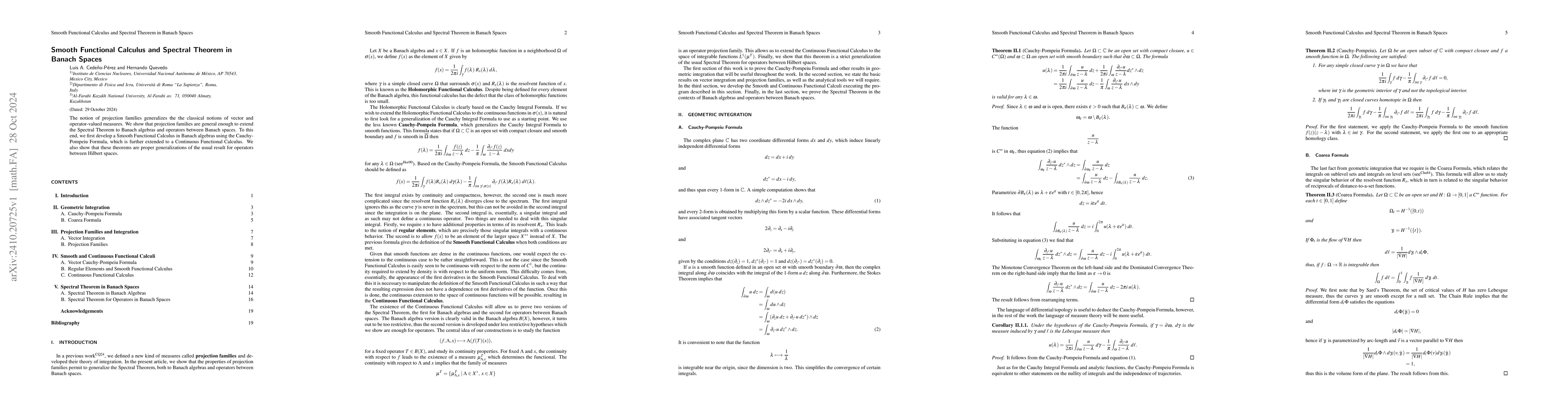 Thumbnail for Smooth Functional Calculus and Spectral Theorem in Banach Spaces