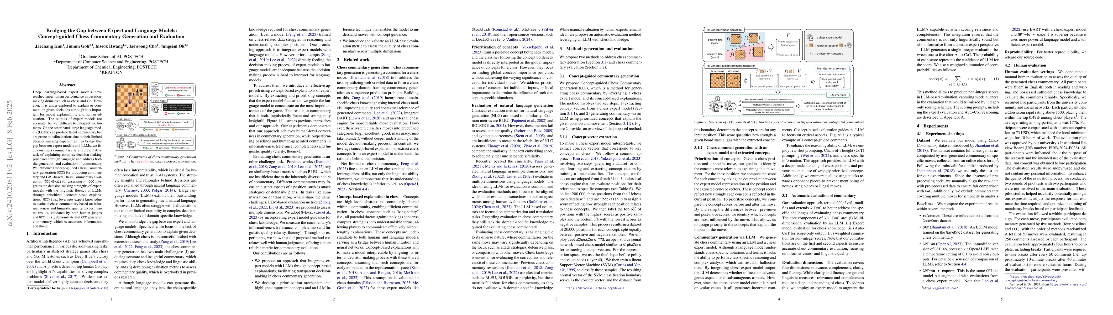 Thumbnail for Bridging the Gap between Expert and Language Models: Concept-guided
  Chess Commentary Generation and Evaluation