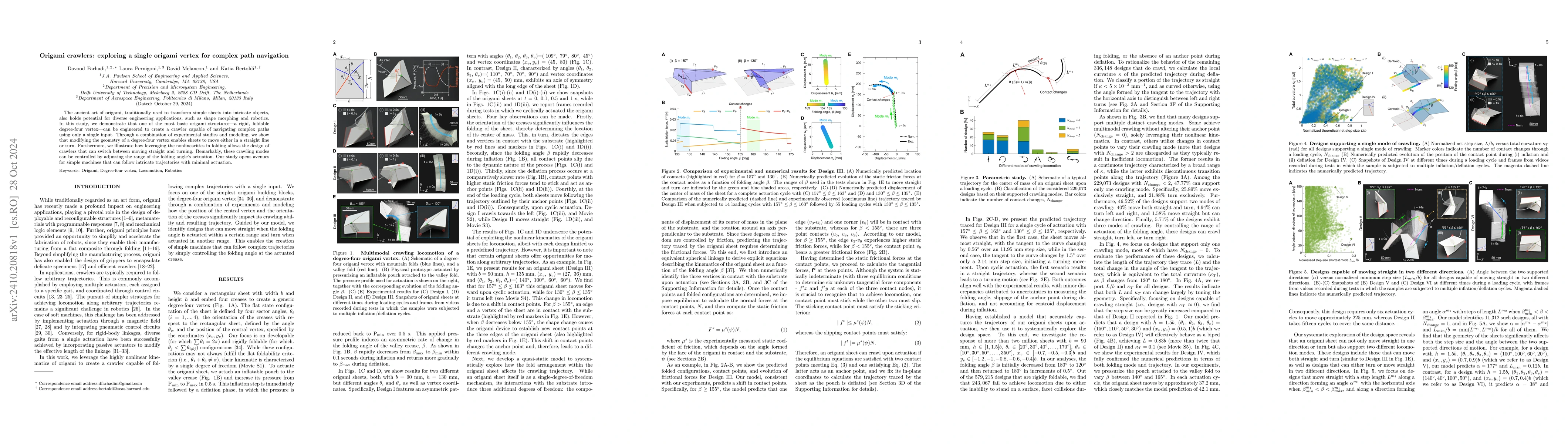 Thumbnail for Origami crawlers: exploring a single origami vertex for complex path
  navigation