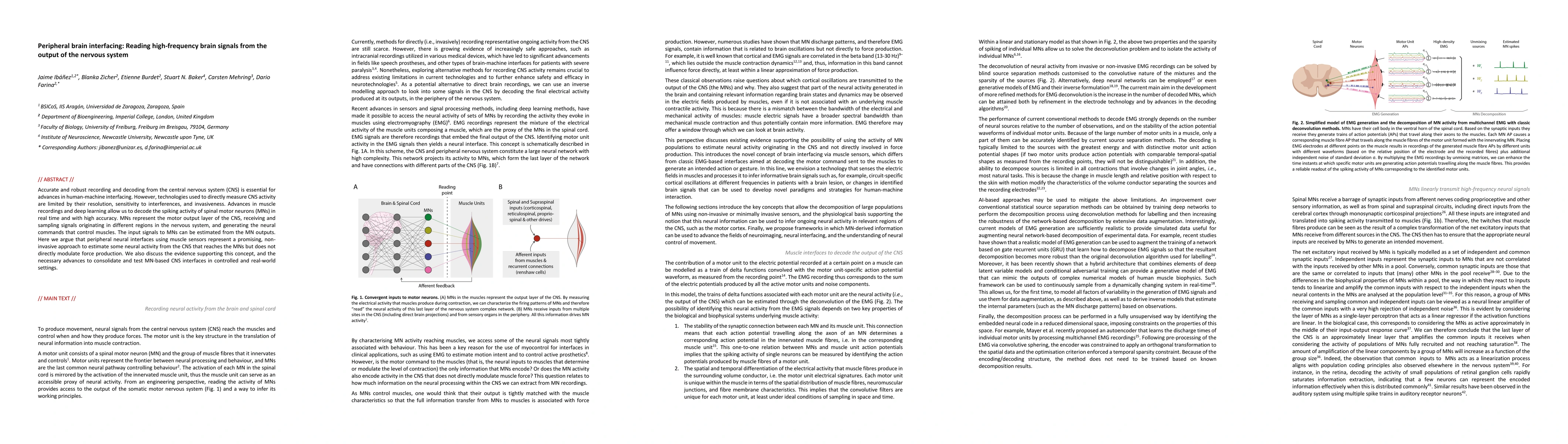 Thumbnail for Peripheral brain interfacing: Reading high-frequency brain signals from
  the output of the nervous system
