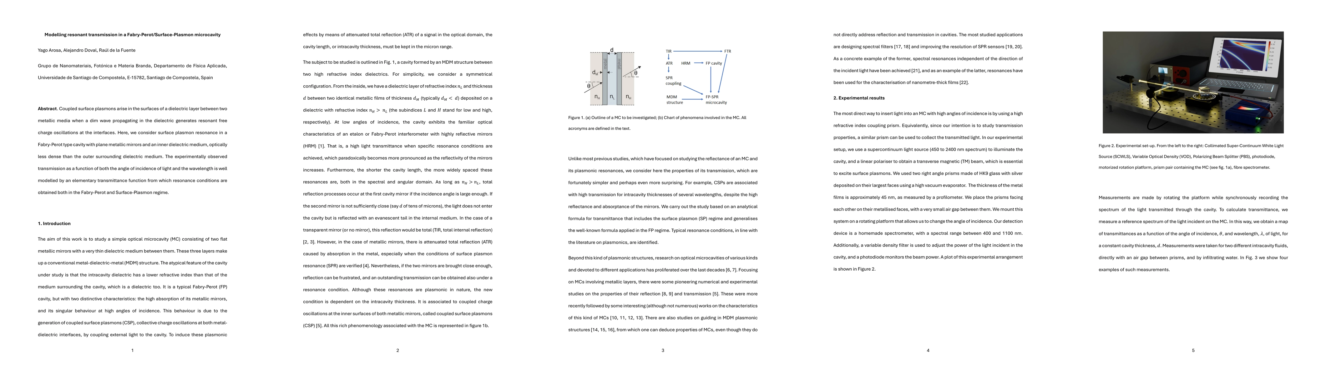 Thumbnail for Modelling resonant transmission in a Fabry-Perot/Surface-Plasmon
  microcavity