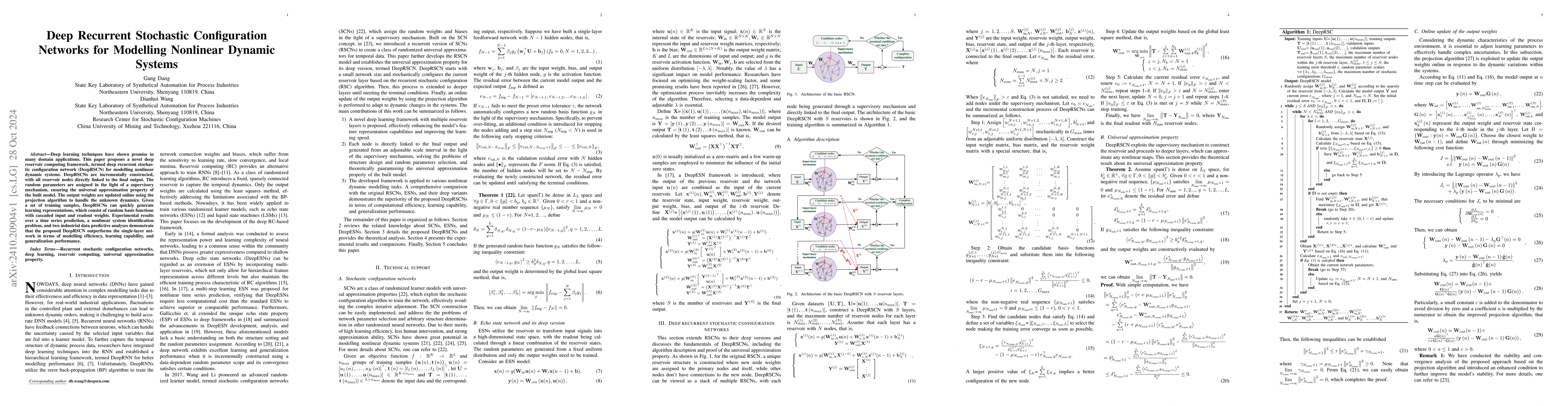 Thumbnail for Deep Recurrent Stochastic Configuration Networks for Modelling Nonlinear
  Dynamic Systems