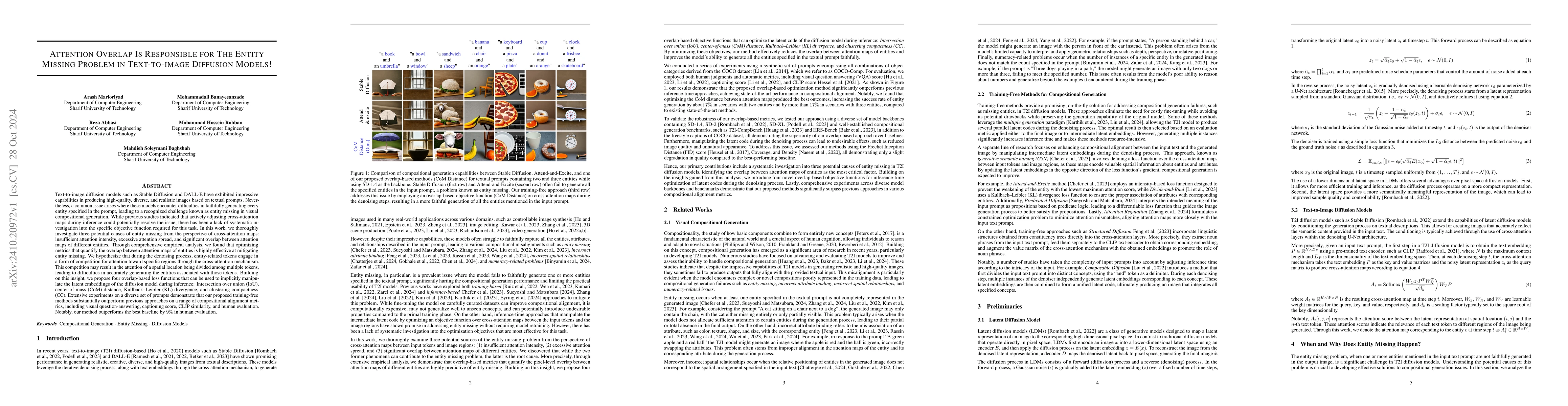 Thumbnail for Attention Overlap Is Responsible for The Entity Missing Problem in
  Text-to-image Diffusion Models!