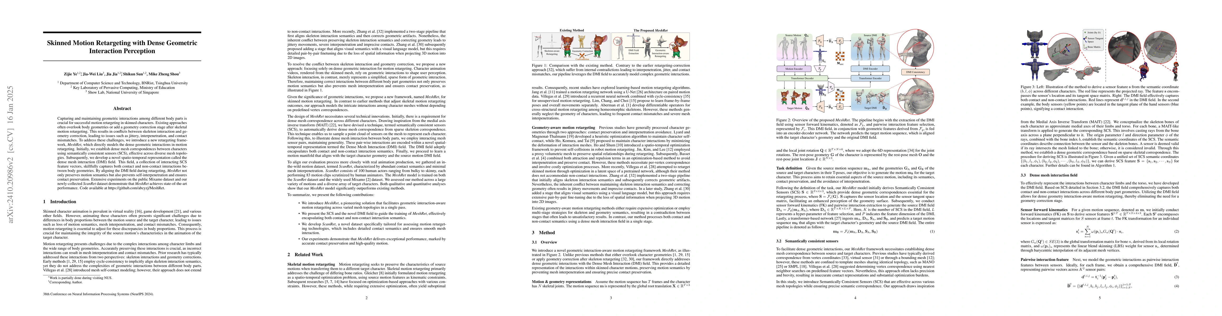 Thumbnail for Skinned Motion Retargeting with Dense Geometric Interaction Perception