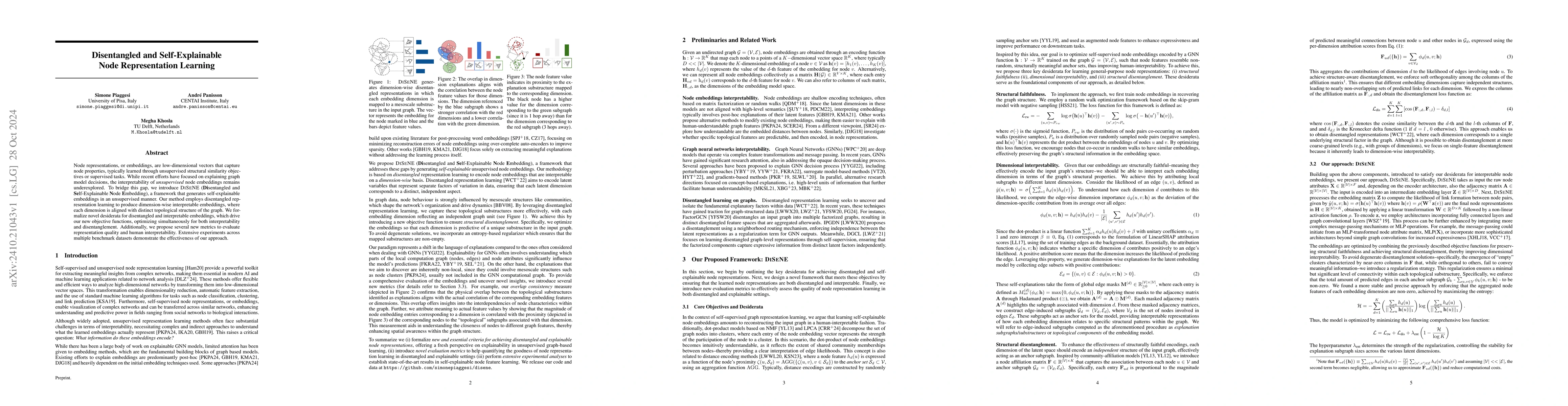 Thumbnail for Disentangled and Self-Explainable Node Representation Learning