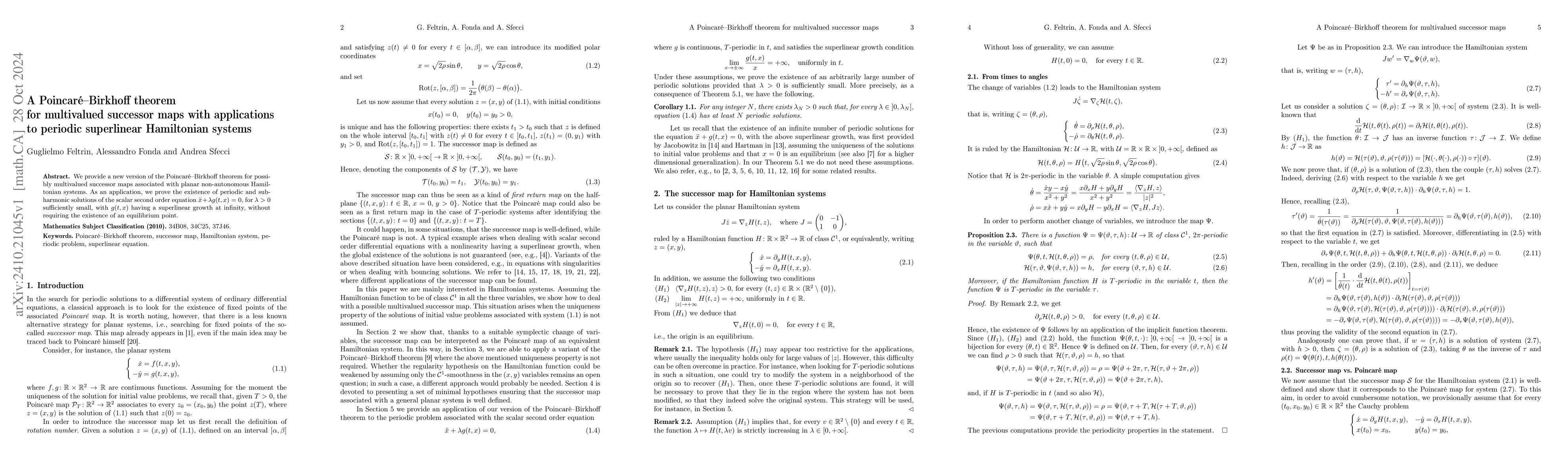 Thumbnail for A Poincaré-Birkhoff theorem for multivalued successor maps with
  applications to periodic superlinear Hamiltonian systems