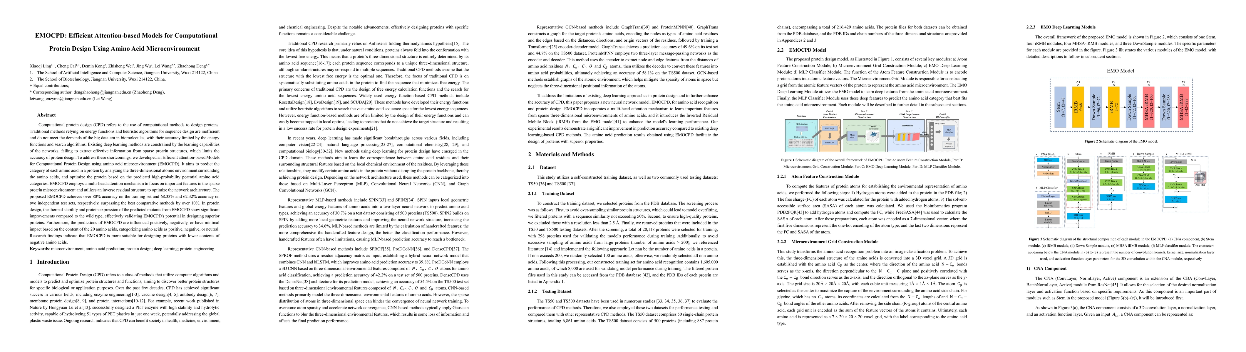 Thumbnail for EMOCPD: Efficient Attention-based Models for Computational Protein
  Design Using Amino Acid Microenvironment