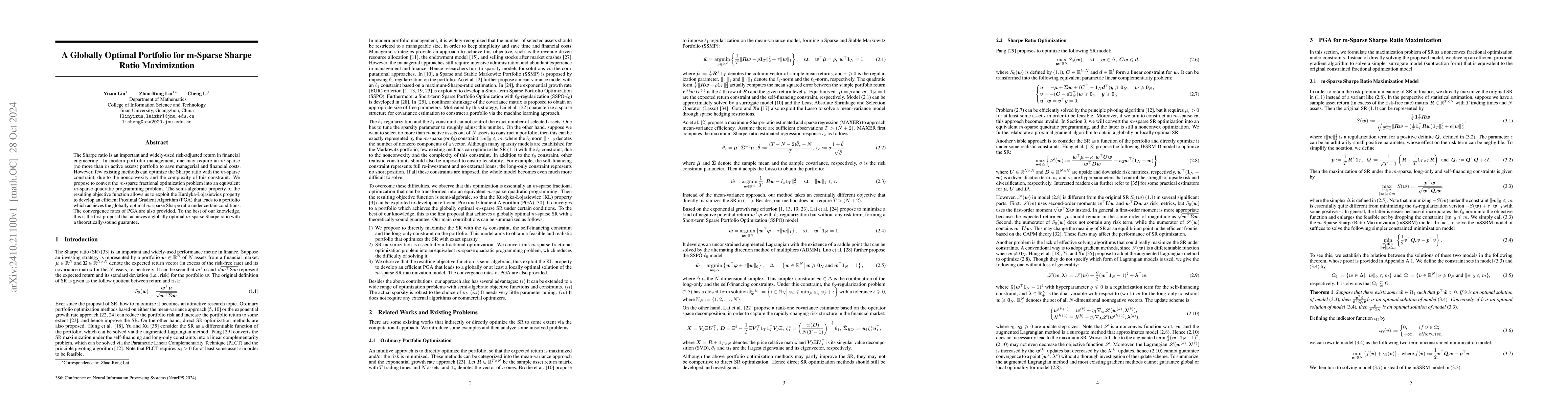 Thumbnail for A Globally Optimal Portfolio for m-Sparse Sharpe Ratio Maximization