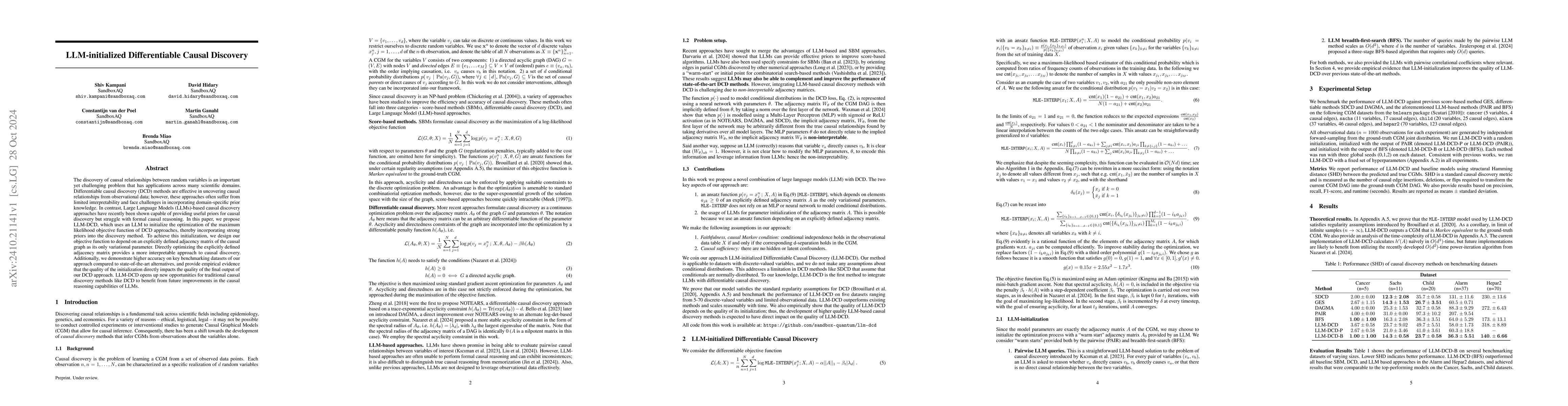 Thumbnail for LLM-initialized Differentiable Causal Discovery
