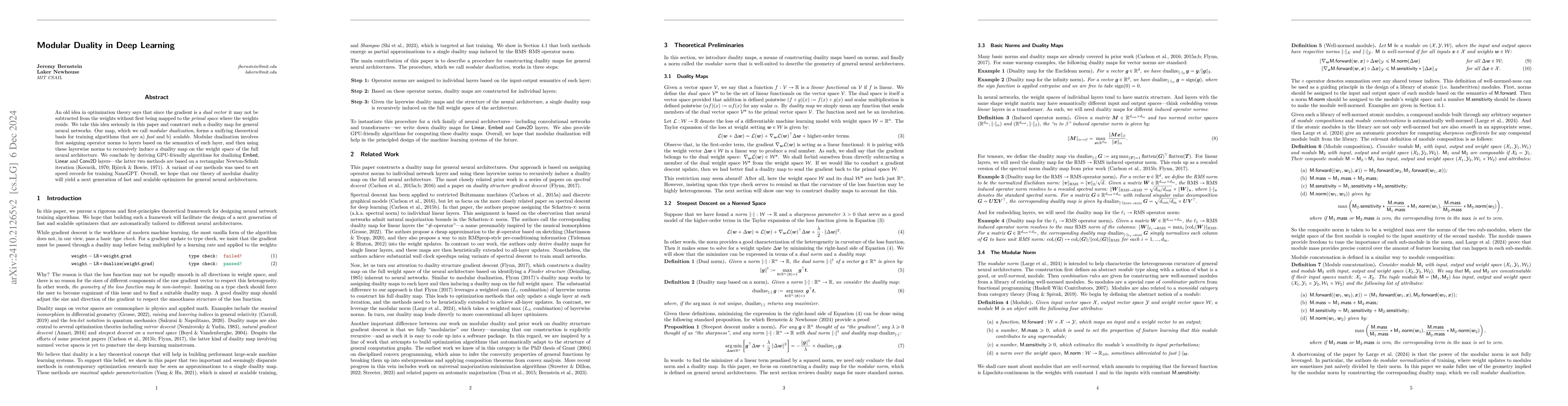 Thumbnail for Modular Duality in Deep Learning
