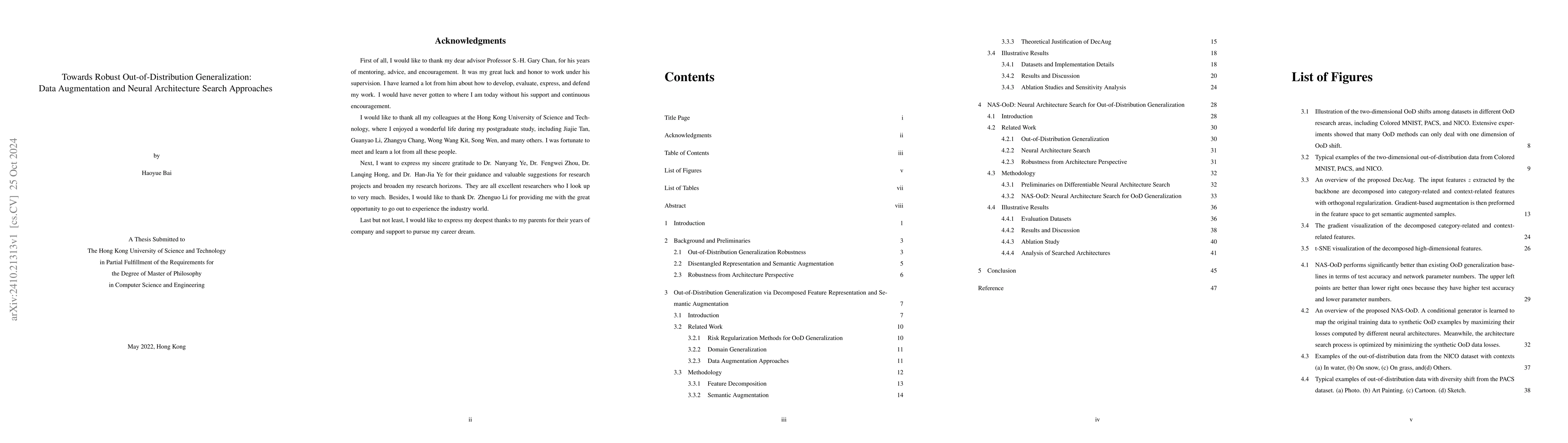 Thumbnail for Towards Robust Out-of-Distribution Generalization: Data Augmentation and
  Neural Architecture Search Approaches