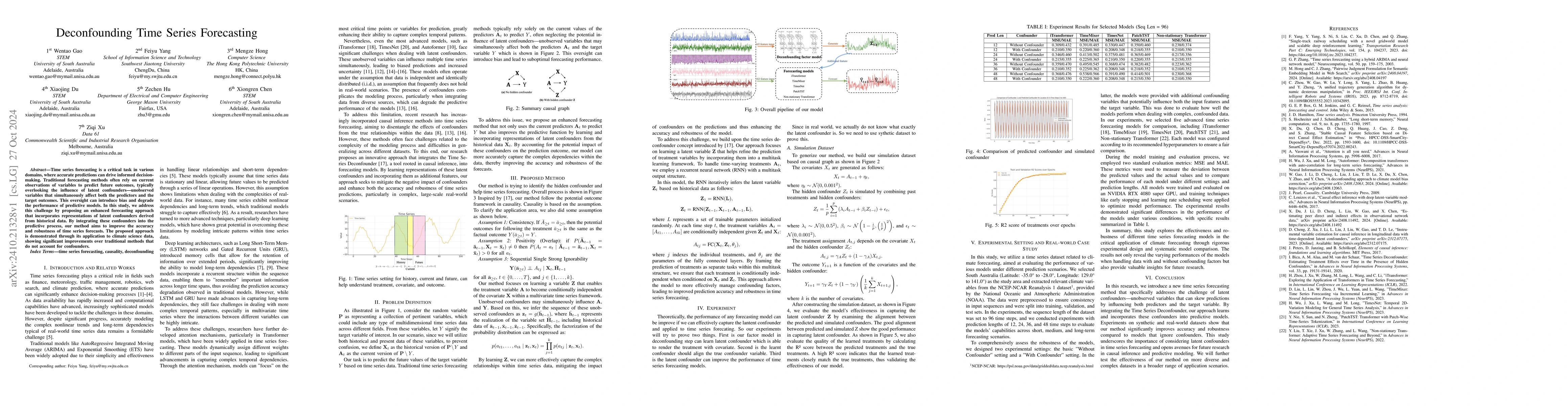Thumbnail for Deconfounding Time Series Forecasting