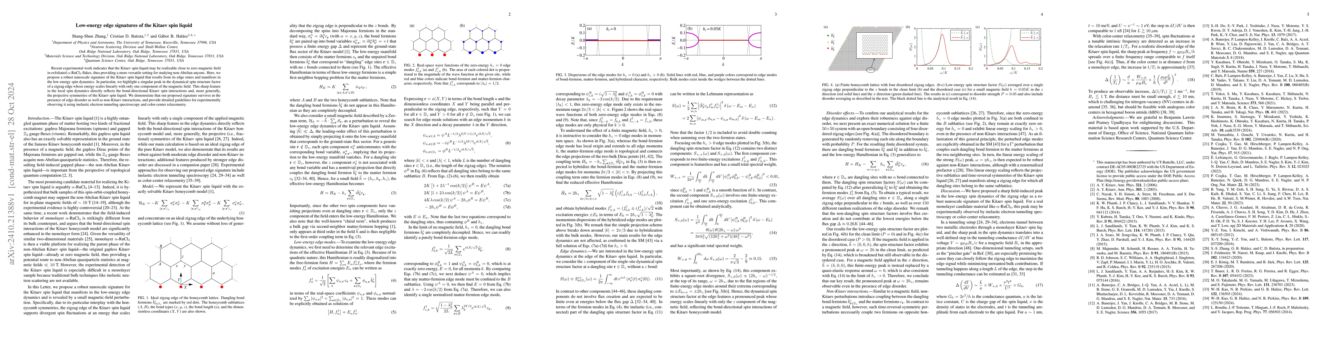 Thumbnail for Low-energy edge signatures of the Kitaev spin liquid