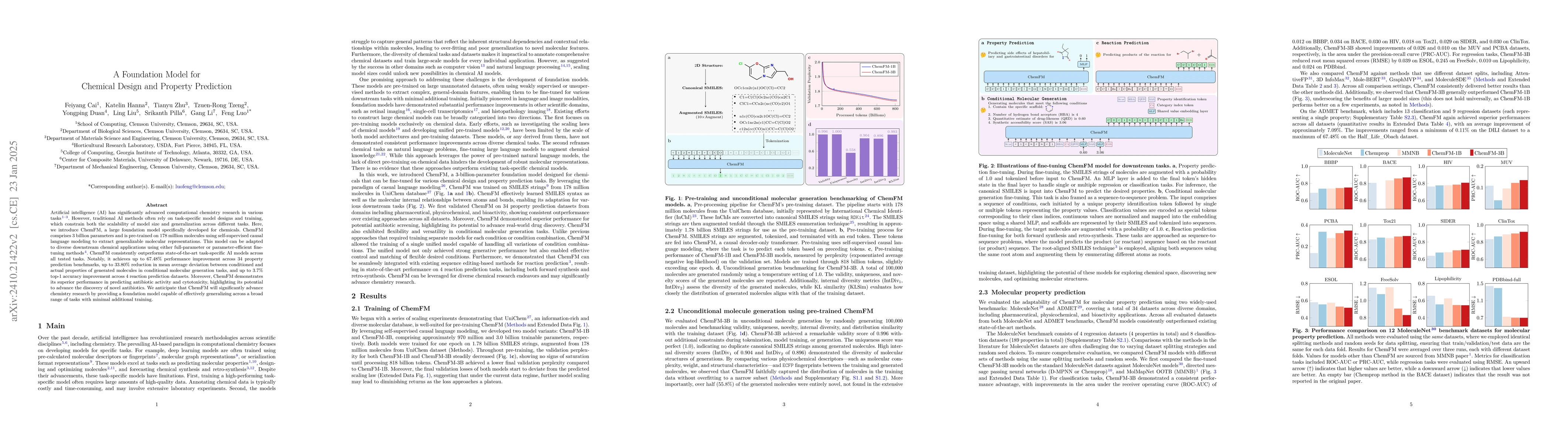 Thumbnail for A Foundation Model for Chemical Design and Property Prediction