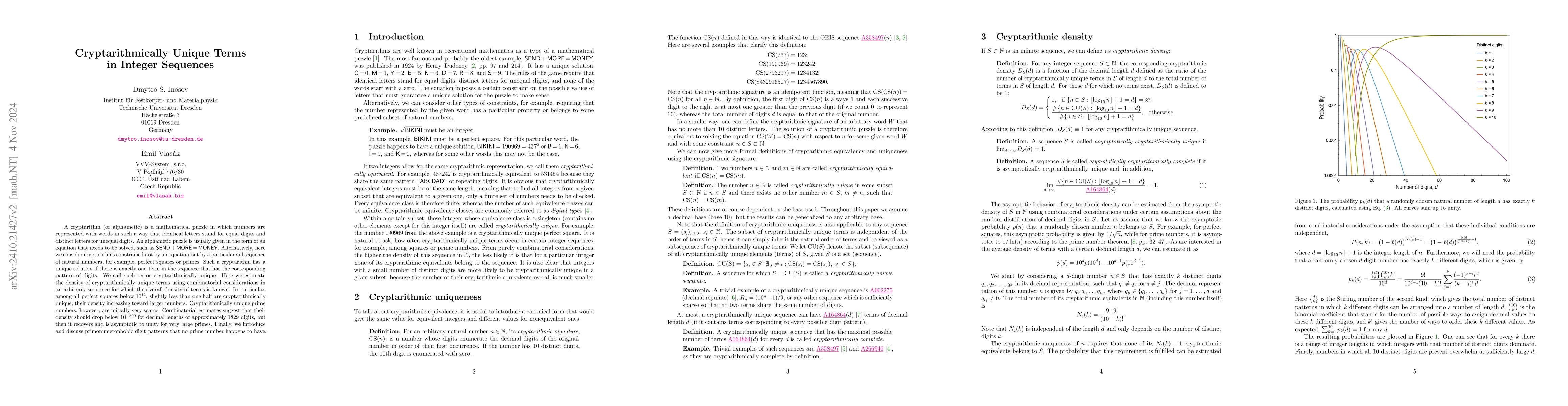 Thumbnail for Cryptarithmically unique terms in integer sequences