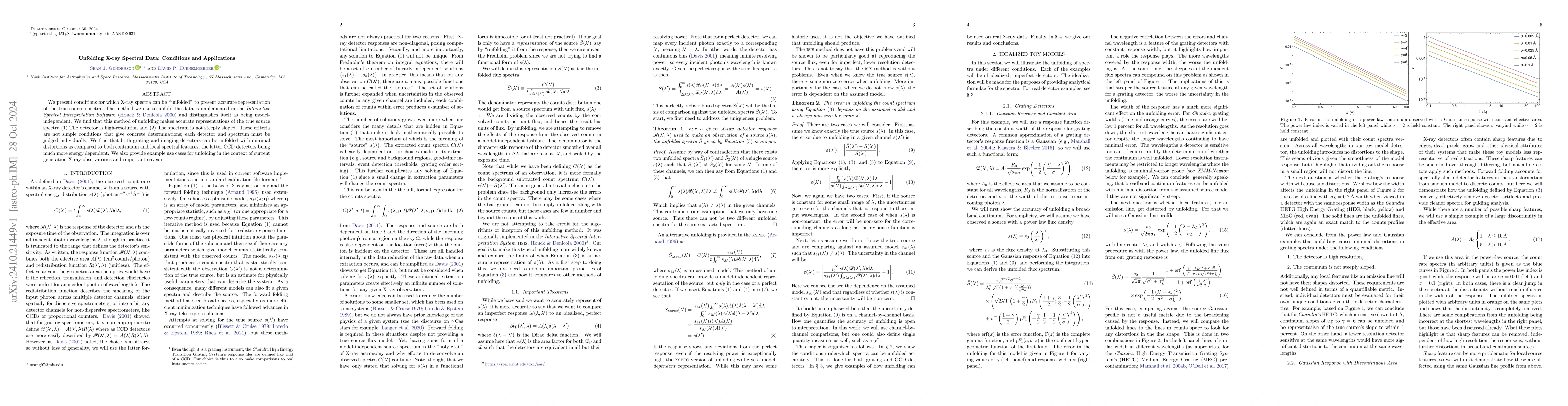 Thumbnail for Unfolding X-ray Spectral Data: Conditions and Applications