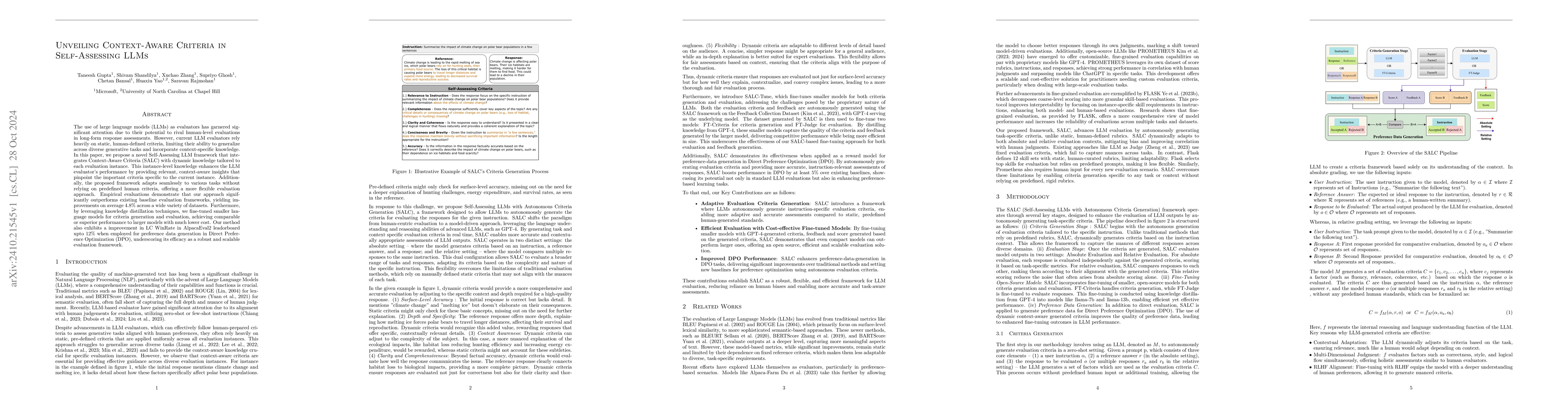Thumbnail for Unveiling Context-Aware Criteria in Self-Assessing LLMs