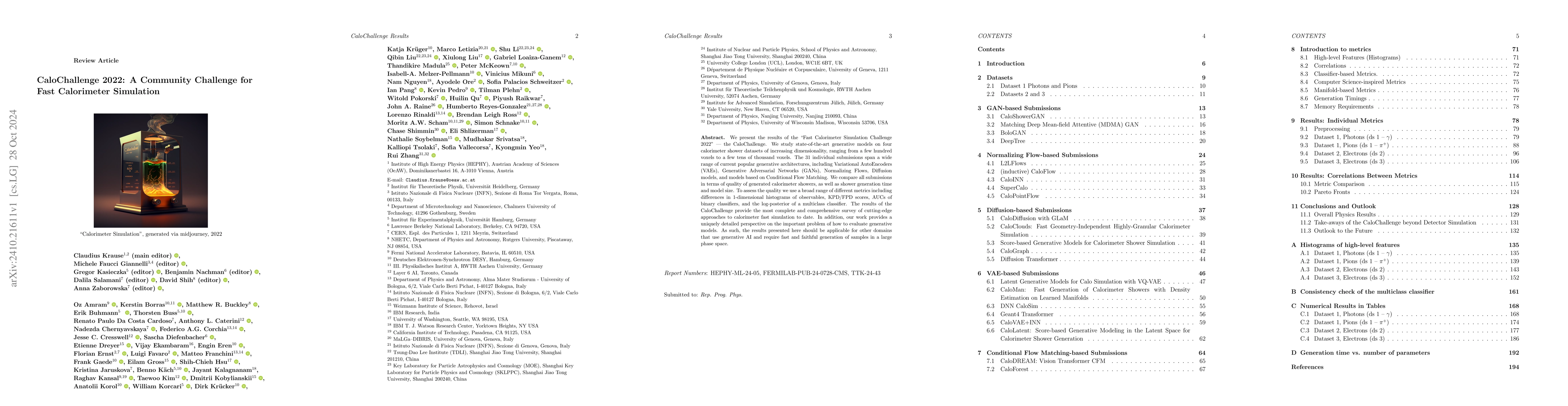 Thumbnail for CaloChallenge 2022: A Community Challenge for Fast Calorimeter
  Simulation