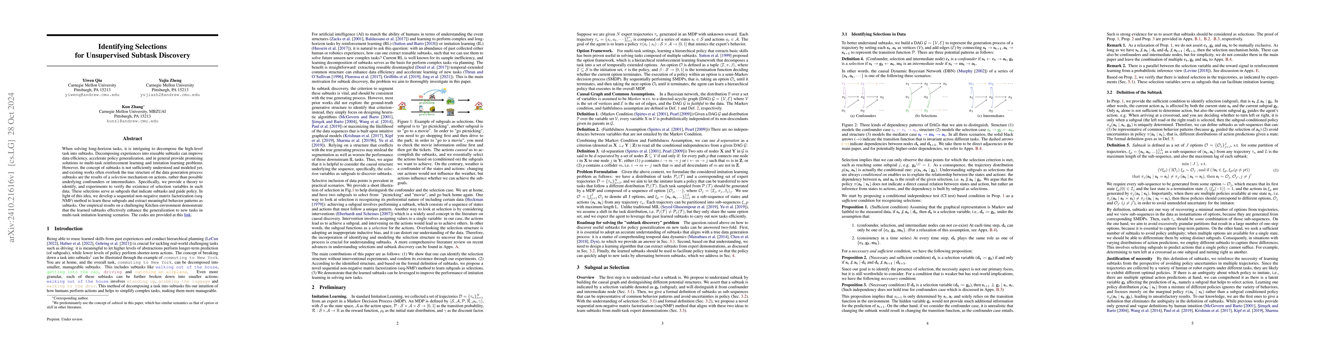 Thumbnail for Identifying Selections for Unsupervised Subtask Discovery