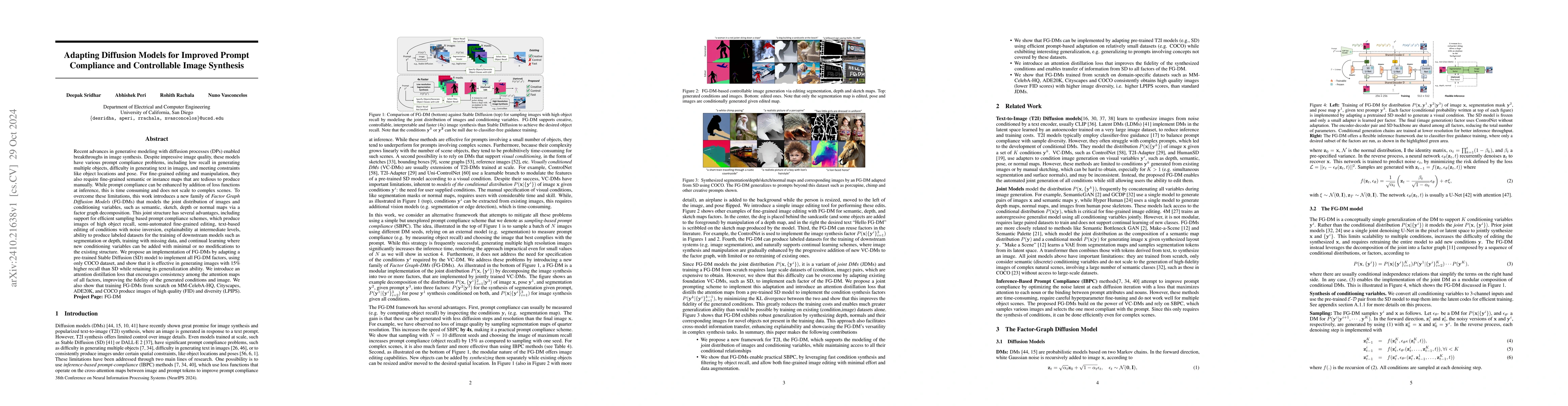 Thumbnail for Adapting Diffusion Models for Improved Prompt Compliance and
  Controllable Image Synthesis