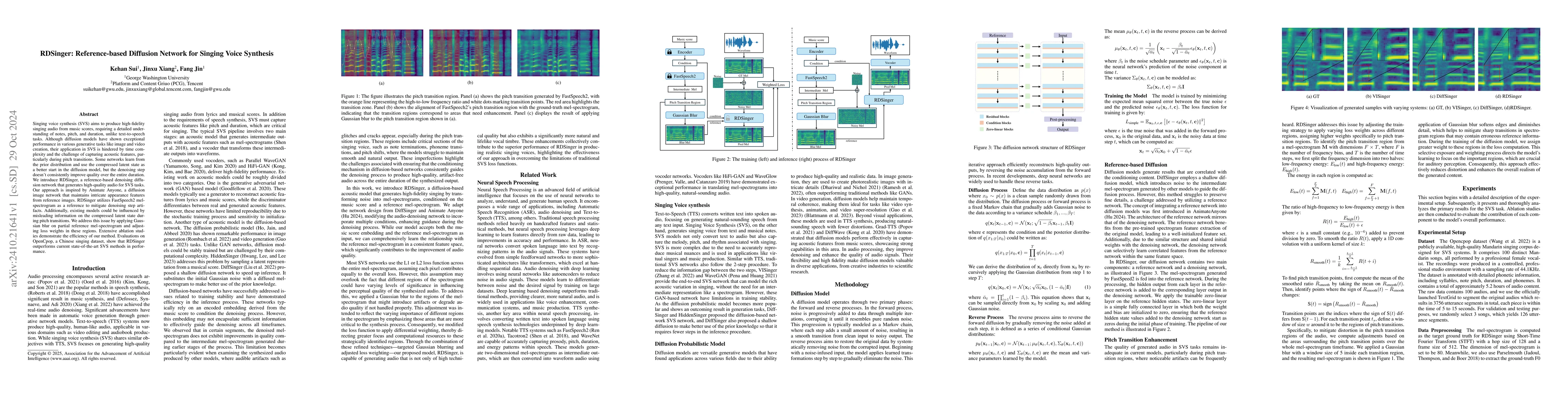 Thumbnail for RDSinger: Reference-based Diffusion Network for Singing Voice Synthesis