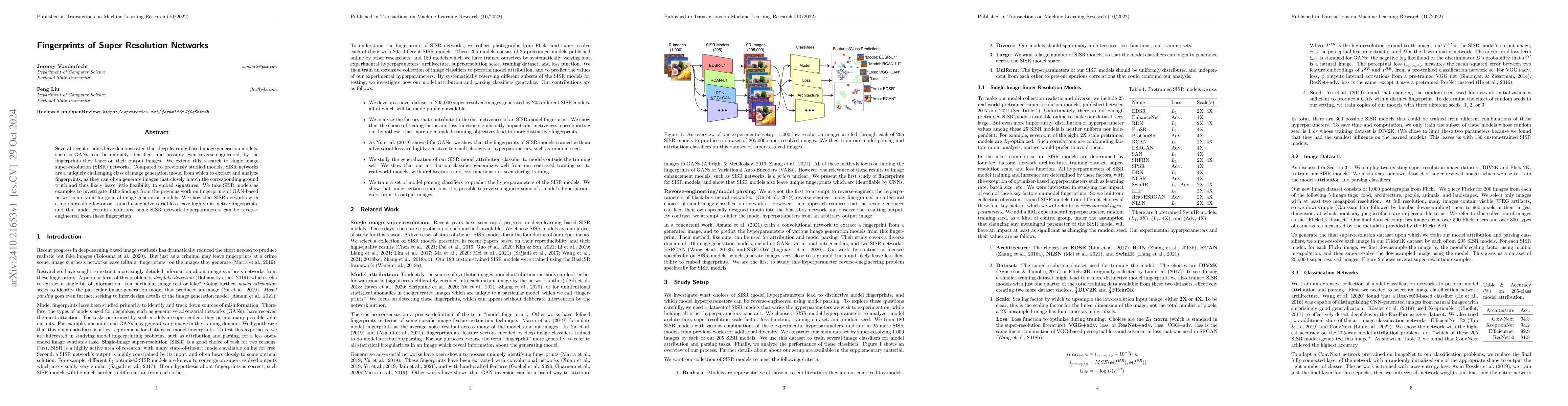 Thumbnail for Fingerprints of Super Resolution Networks
