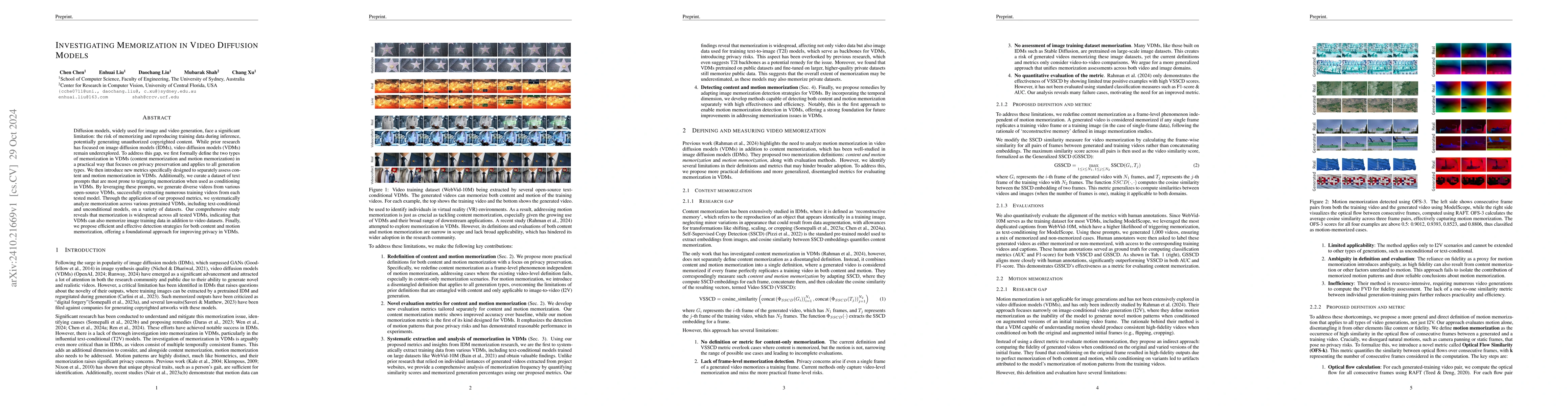 Thumbnail for Investigating Memorization in Video Diffusion Models