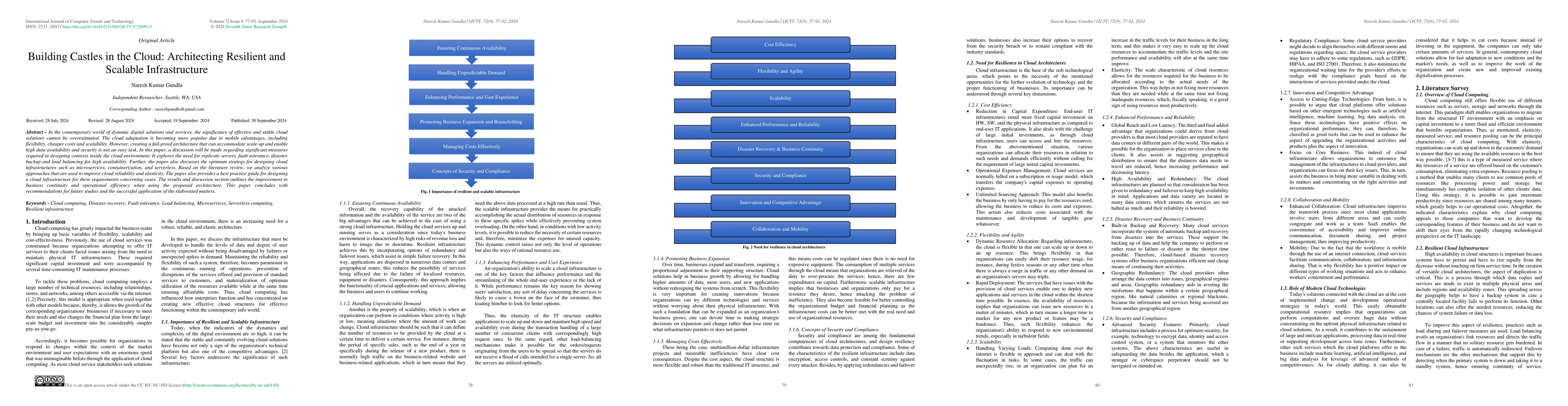 Thumbnail for Building Castles in the Cloud: Architecting Resilient and Scalable
  Infrastructure