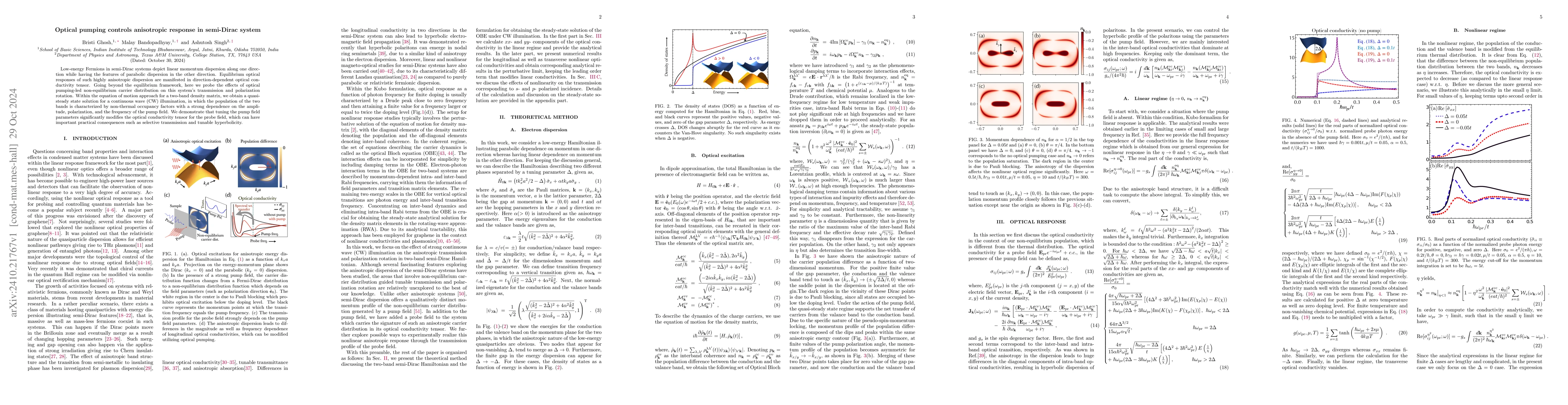 Thumbnail for Optical pumping controls anisotropic response in semi-Dirac system