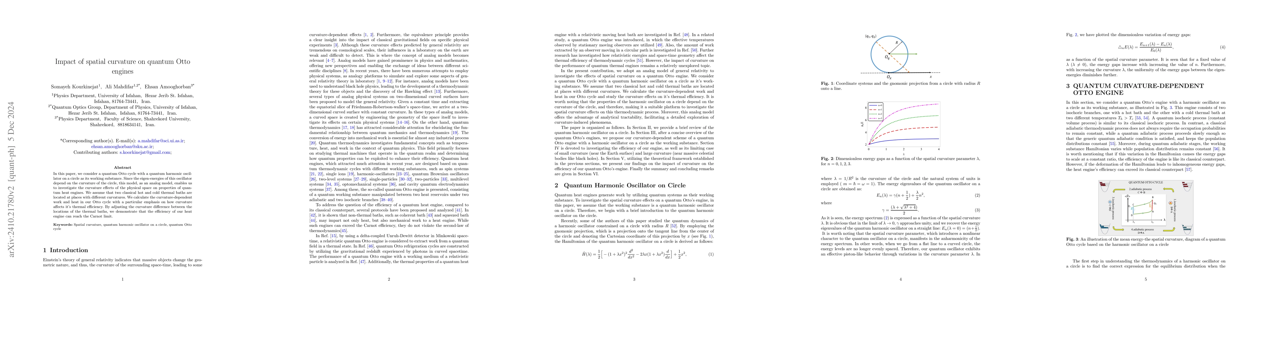 Thumbnail for Impact of spatial curvature on quantum Otto engines