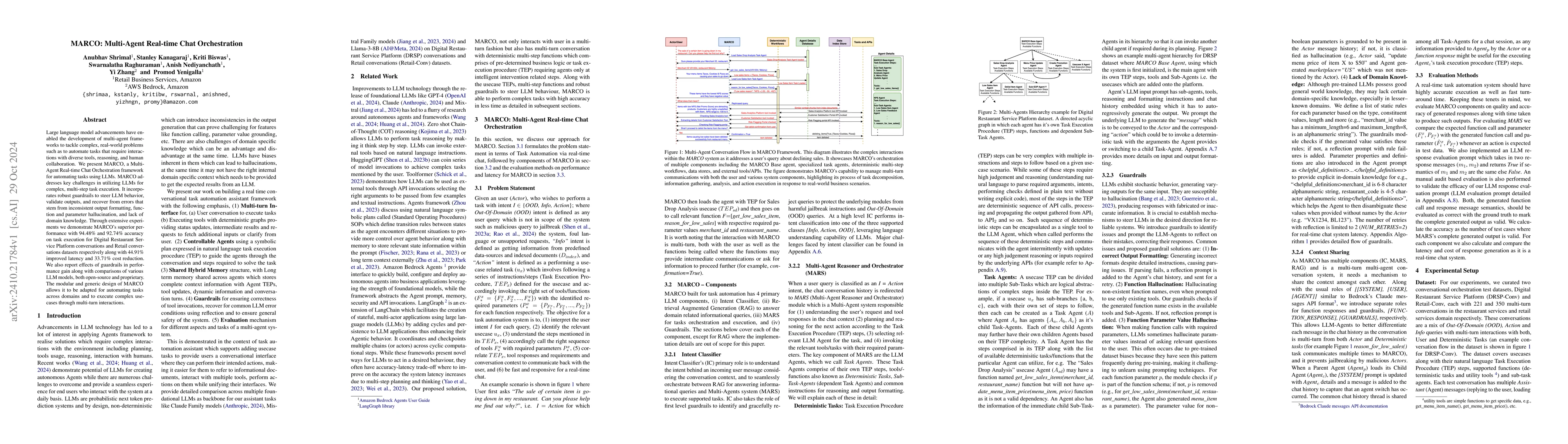 Thumbnail for MARCO: Multi-Agent Real-time Chat Orchestration