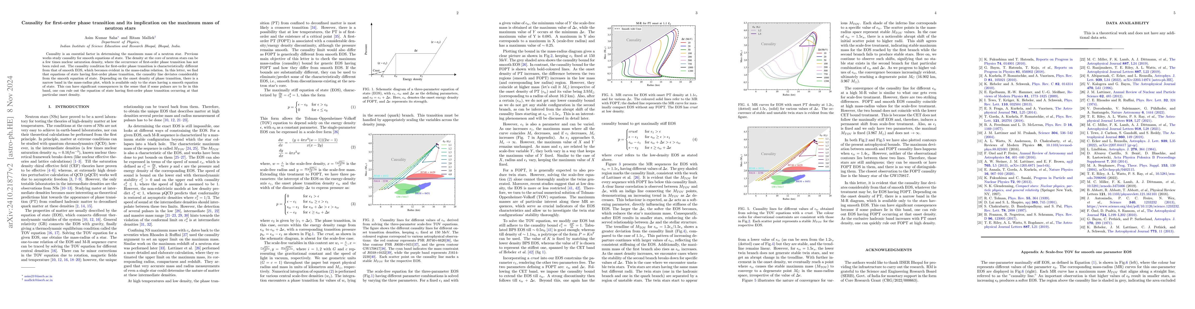 Thumbnail for Causality for first-order phase transition and its implication on the
  maximum mass of neutron stars