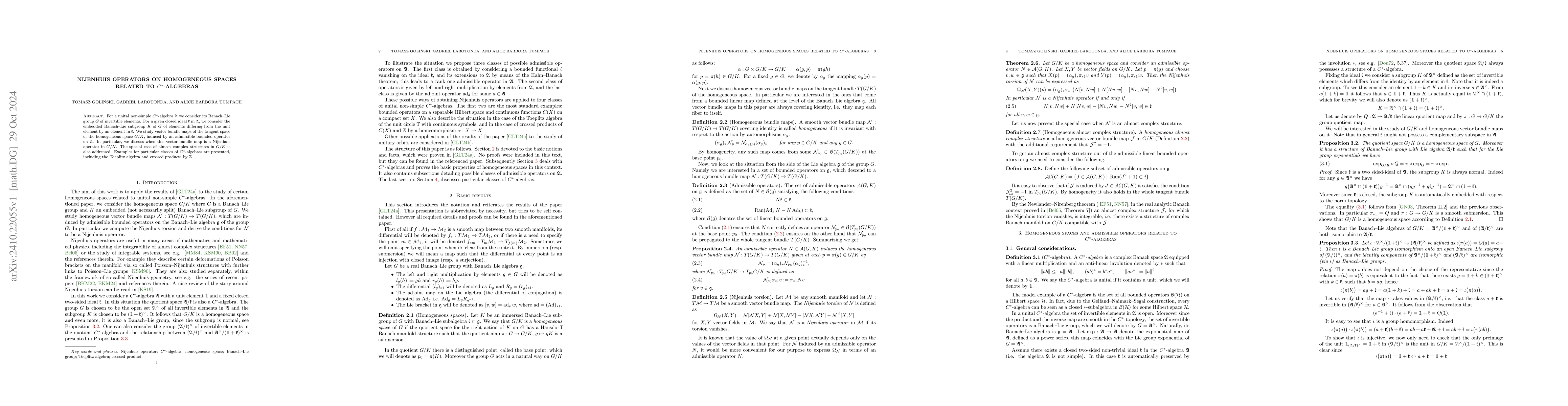 Thumbnail for Nijenhuis operators on homogeneous spaces related to $C^*$-algebras