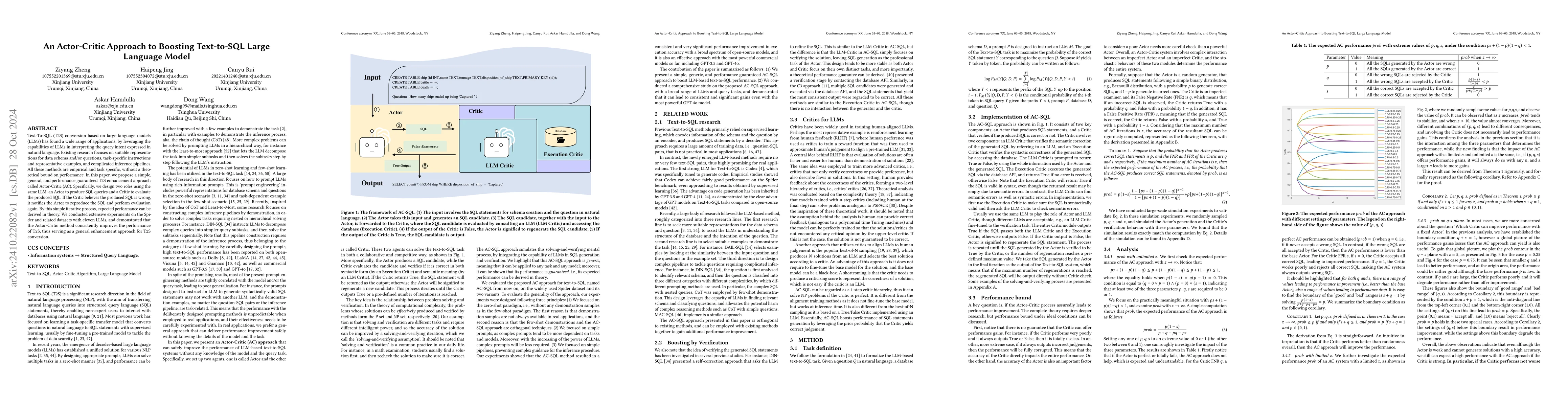 Thumbnail for An Actor-Critic Approach to Boosting Text-to-SQL Large Language Model