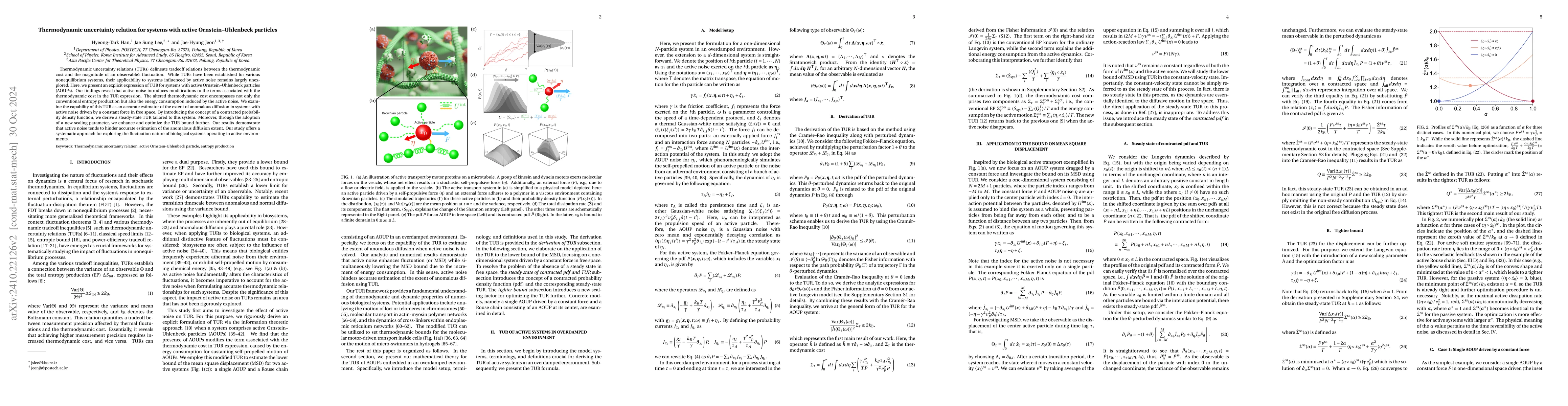 Thumbnail for Thermodynamic uncertainty relation for systems with active
  Ornstein-Uhlenbeck particles
