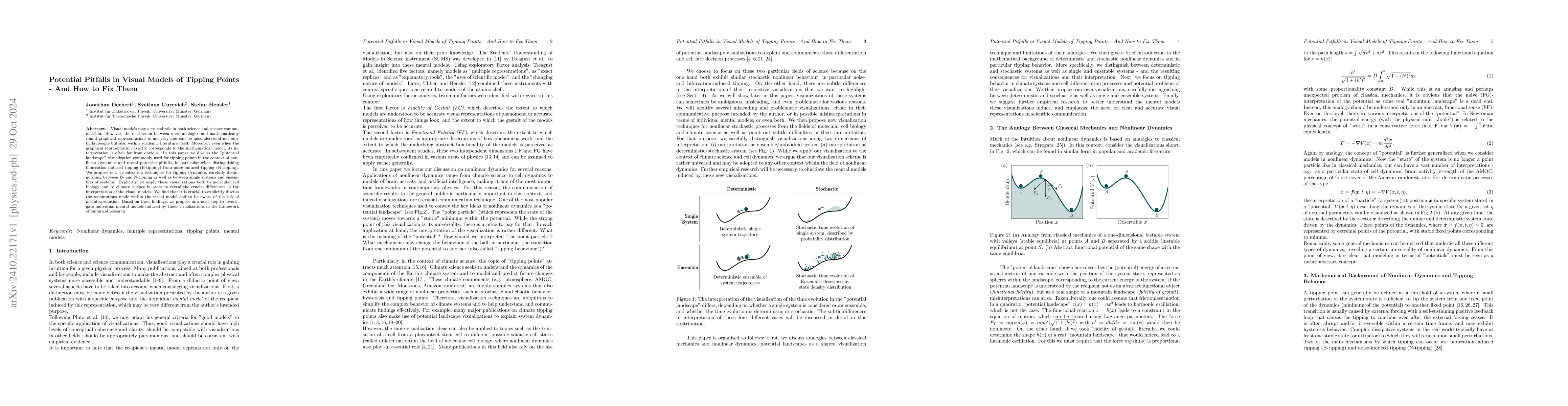 Thumbnail for Potential Pitfalls in Visual Models of Tipping Points -- And How to Fix
  Them
