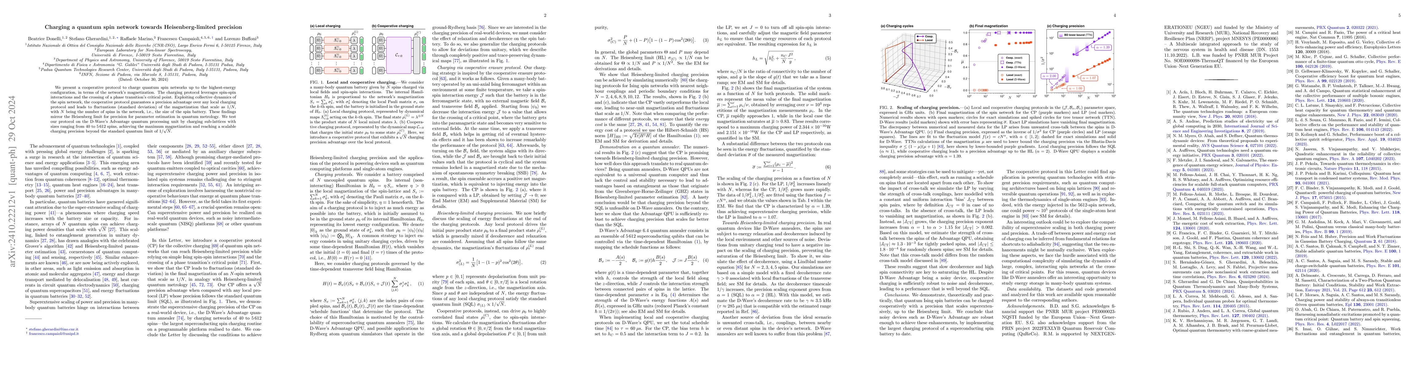 Thumbnail for Charging a quantum spin network towards Heisenberg-limited precision
