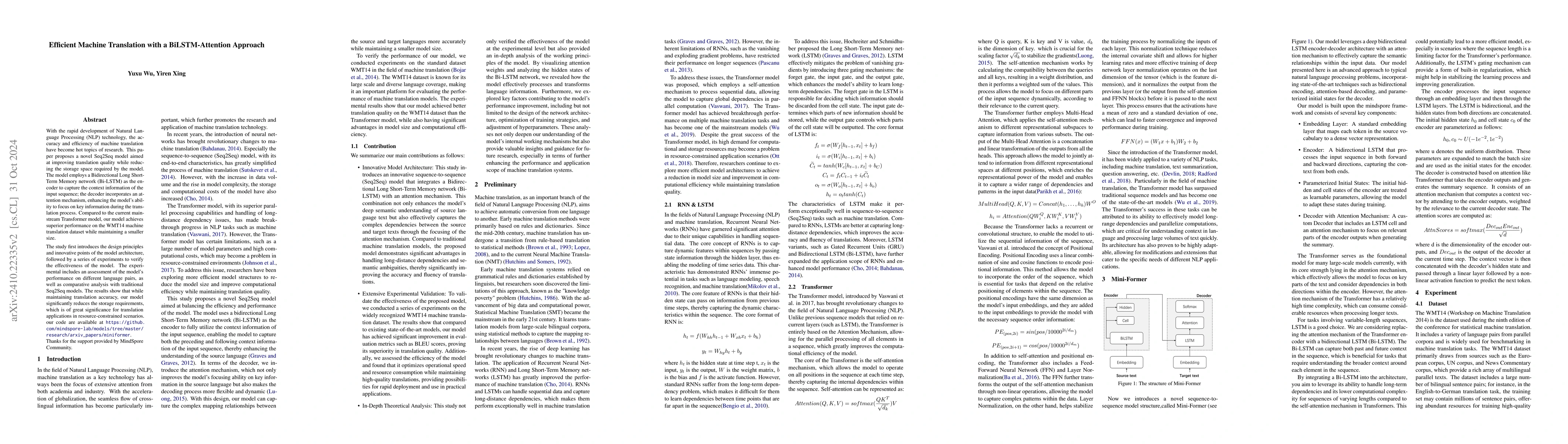 Thumbnail for Efficient Machine Translation with a BiLSTM-Attention Approach