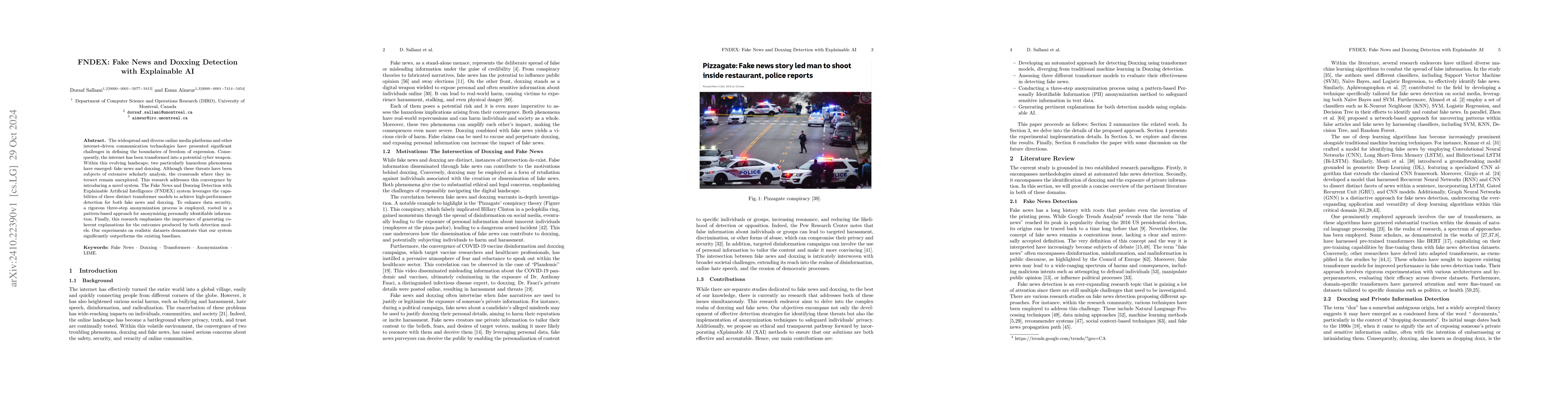 Thumbnail for FNDEX: Fake News and Doxxing Detection with Explainable AI