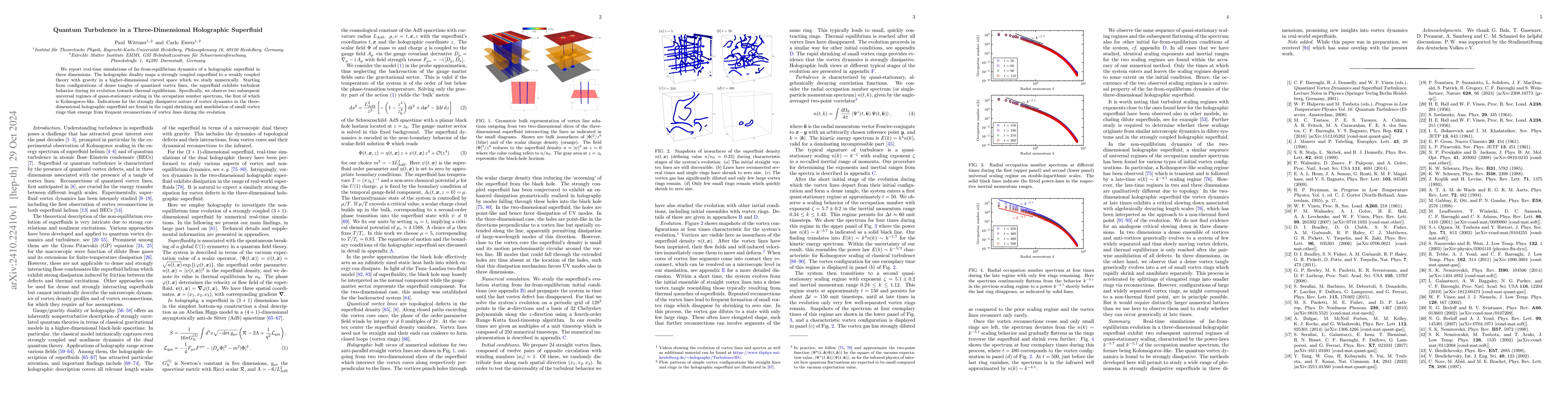 Thumbnail for Quantum Turbulence in a Three-Dimensional Holographic Superfluid