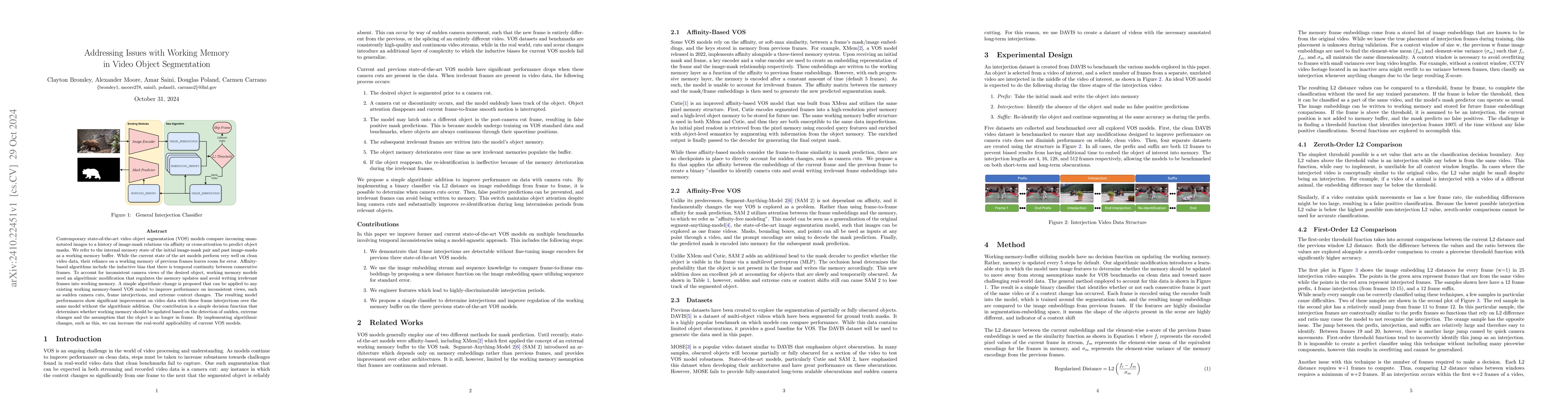 Thumbnail for Addressing Issues with Working Memory in Video Object Segmentation