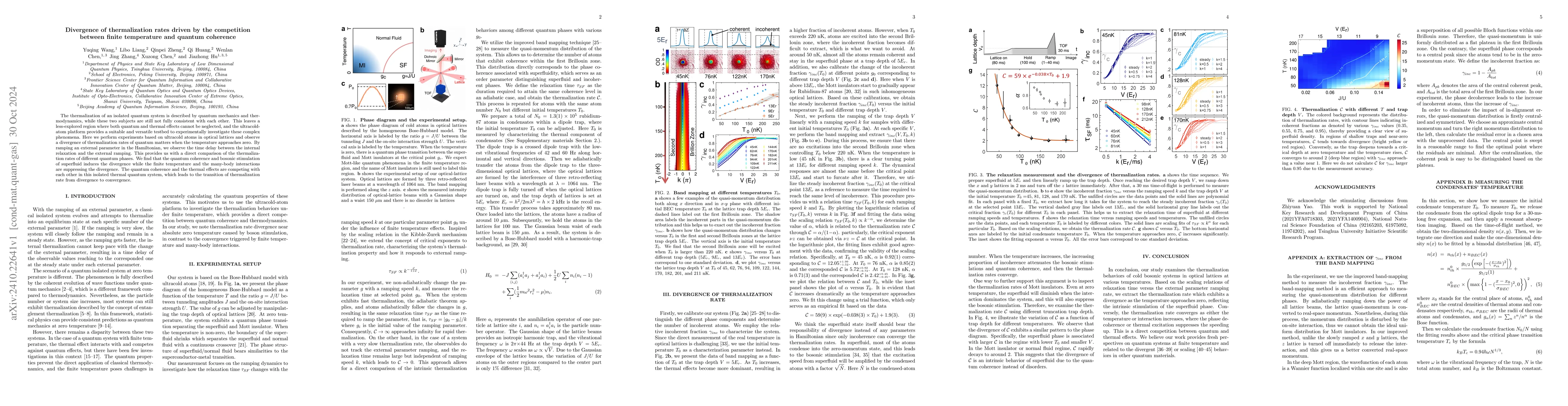 Thumbnail for Divergence of thermalization rates driven by the competition between
  finite temperature and quantum coherence