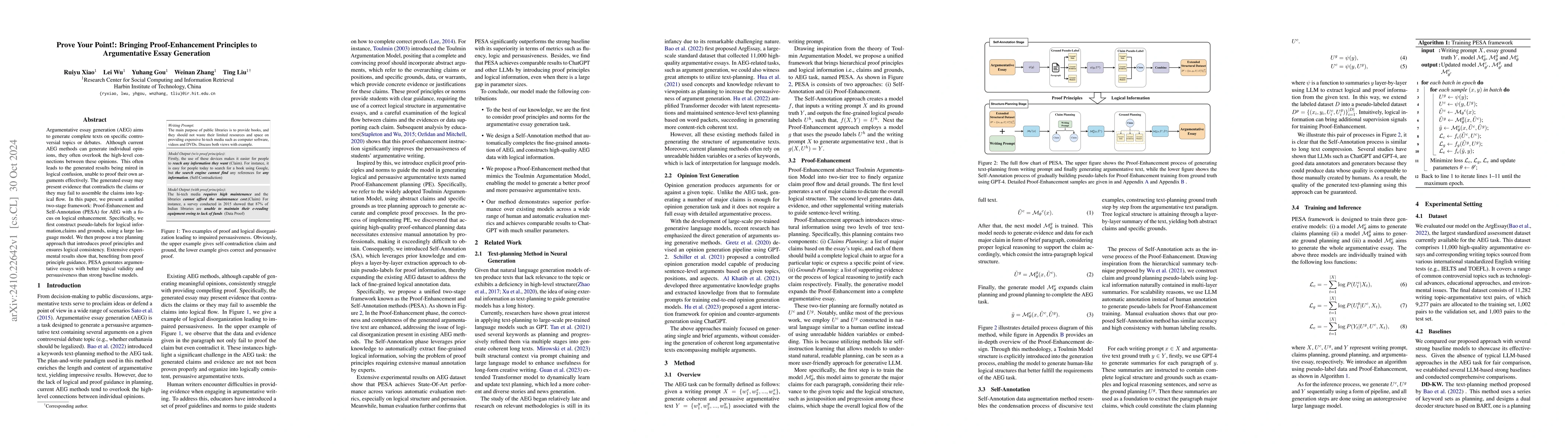 Thumbnail for Prove Your Point!: Bringing Proof-Enhancement Principles to
  Argumentative Essay Generation