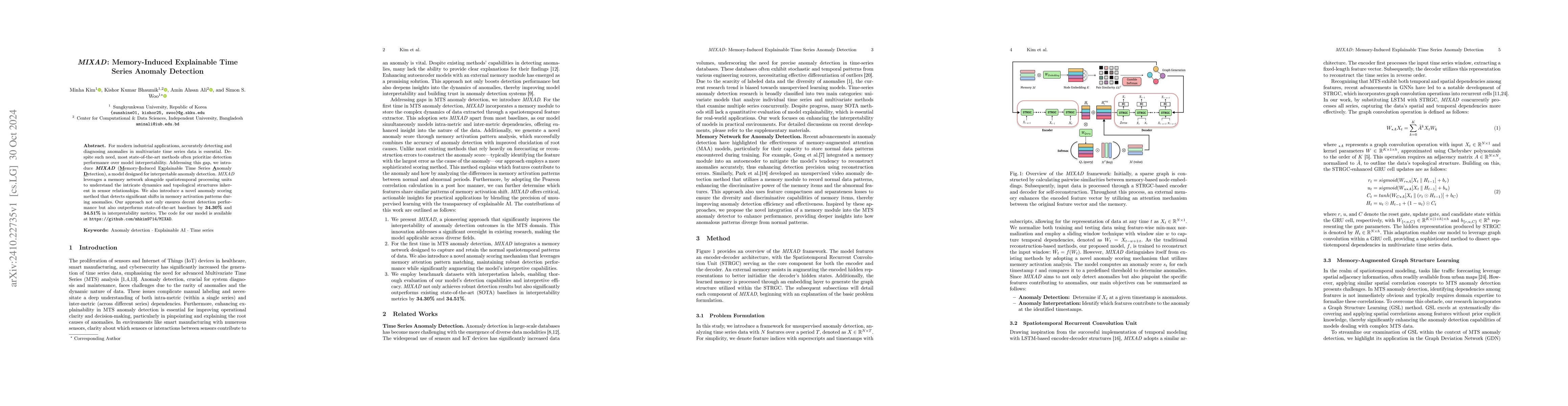 Thumbnail for MIXAD: Memory-Induced Explainable Time Series Anomaly Detection