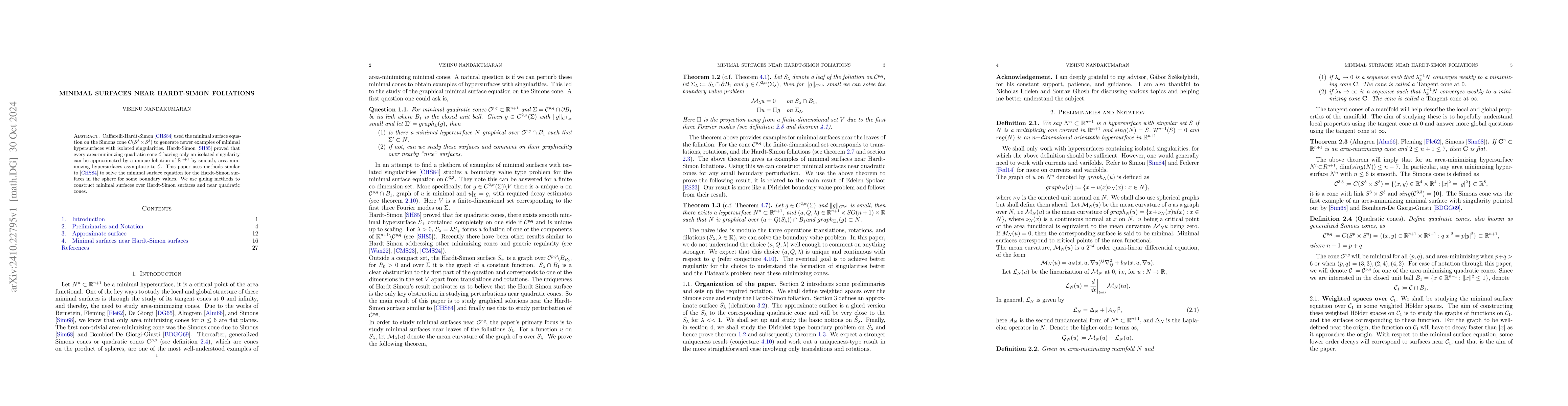 Thumbnail for Minimal surfaces near Hardt-Simon surfaces