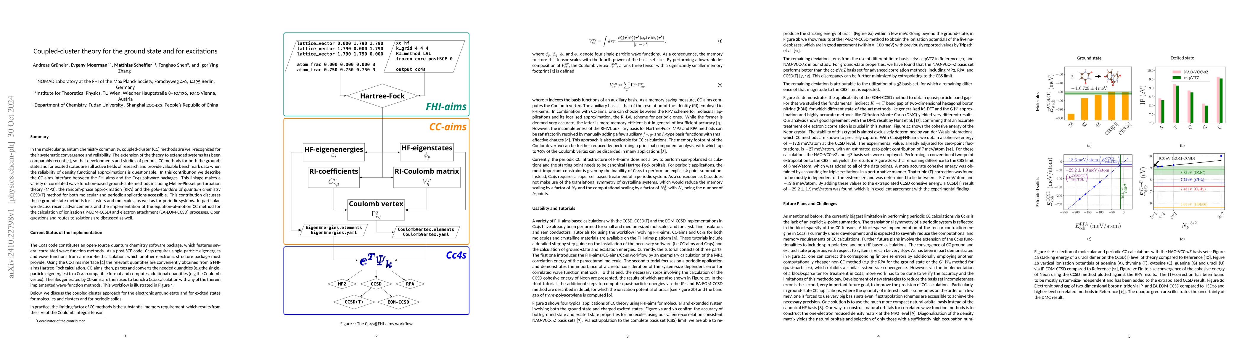 Thumbnail for Coupled-cluster theory for the ground state and for excitations